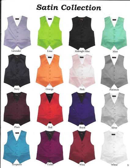 VESTS, TIES, & SUSPENDERS - Daytona Tuxedos